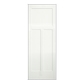 REEB 6'8 X 1-3/8 OR 1-3/4 1+2 PANEL PRIMED FLAT SHAKER STICKING INTERIOR DOOR PR8760