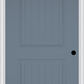 MMI TRUE 2 PANEL ARCH PLANKED 6'8" FIBERGLASS SMOOTH EXTERIOR PREHUNG DOOR 200