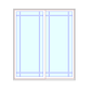 MARVIN ELEVATE 6'0" X 6'8" WOOD INTERIOR ULTREX FIBERGLASS EXTERIOR SLIDING CLEAR TEMPERED LOW-E2 WITH ARGON GLASS 2 PANEL PATIO DOOR GRILLES/SCREEN OPTIONS