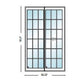 PELLA LIFESTYLE SERIES CONTEMPORARY 2 PANEL 59.25" X 95.5" ADVANCED LOW-E INSULATING TEMPERED ARGON FILL GLASS ASSEMBLED SLIDING/GLIDING PATIO DOOR GRILLES/SCREEN OPTIONS