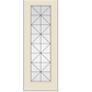 THERMATRU FULL LITE 6'8" OR 8'0" SMOOTH STAR FIBERGLASS CALIX DECORATIVE GLASS EXTERIOR PREHUNG DOOR S2389/S82389 A, C, OR D