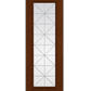 THERMATRU FULL LITE 6'8" OR 8'0" FIBER CLASSIC FIBERGLASS CALIX DECORATIVE GLASS EXTERIOR PREHUNG DOOR FCM2389/FCM82389 A, C, OR D