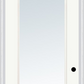 MMI FULL LITE 3'0" X 8'0" FIBERGLASS SMOOTH CLEAR GLASS FINGER JOINTED PRIMED EXTERIOR PREHUNG DOOR 59