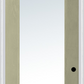 MMI 3/4 LITE 2 PANEL 3'0" X 8'0" FIBERGLASS OAK CLEAR GLASS FINGER JOINTED PRIMED EXTERIOR PREHUNG DOOR 147