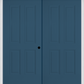 MMI TWIN/DOUBLE TRUE 4 PANEL 6'8" FIBERGLASS SMOOTH EXTERIOR PREHUNG DOOR 40