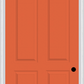 MMI 6 PANEL 3'0" X 8'0" FIBERGLASS SMOOTH FINGER JOINTED PRIMED EXTERIOR PREHUNG DOOR 21