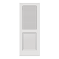 REEB 6'8 X 1-3/8 TOP LOUVER BOTTOM PANEL PLANTATION PRIMED INTERIOR DOOR PR732W