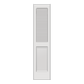 REEB 6'8 X 1-3/8 TOP LOUVER BOTTOM PANEL PLANTATION PRIMED INTERIOR DOOR PR732W