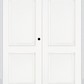 MMI TWIN/DOUBLE TRUE 2 PANEL 6'8" FIBERGLASS SMOOTH EXTERIOR PREHUNG DOOR 20