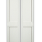REEB TWIN/DOUBLE 6'8 X 1-3/8 OR 1-3/4 2 PANEL PRIMED FLAT SHAKER STICKING INTERIOR PREHUNG DOOR PR8782