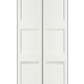 REEB TWIN/DOUBLE 6'8 X 1-3/8 OR 1-3/4 3 PANEL EQUAL PRIMED FLAT SHAKER STICKING INTERIOR PREHUNG DOOR PR8730