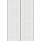 REEB TWIN/DOUBLE 7'0 X 1-3/8 4 PANEL EQUAL PRIMED FLAT OVOLO STICKING INTERIOR PREHUNG DOOR PR8040