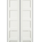 REEB TWIN/DOUBLE 8'0 X 1-3/8 6 PANEL EQUAL PRIMED FLAT OVOLO STICKING INTERIOR PREHUNG DOOR PR8055