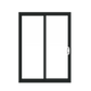 ANDERSEN PS8180 200 Series Permashield 96" X 95-1/2" Sliding/Gliding Dual Pane Or Triple Pane Low-E Tempered Argon Fill Stainless Glass 2 Panel Patio Door Grilles/Screen Options