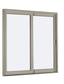 MI V3000 SERIES 6'0" X 6'8" VINYL SLIDING/GLIDING LOW-E CLEAR TEMPERED GLASS 2 PANEL WHITE SETUP PATIO DOOR WITH RISE/LOWER BLINDS/SHADES BETWEEN THE GLASS 1615 SCREEN OPTION