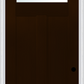 MMI CRAFTSMAN 2 PANEL FLUSH GLAZED 3'0" X 8'0" FIBERGLASS FIR CLEAR GLASS FINGER JOINTED PRIMED EXTERIOR PREHUNG DOOR 801,803, OR 806