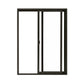 MARVIN ESSENTIAL 5'0" X 8'0" ULTREX FIBERGLASS INTERIOR AND EXTERIOR SLIDING/GLIDING CLEAR TEMPERED LOW-E2 WITH ARGON GLASS 2 PANEL PATIO DOOR GRILLES/SCREEN OPTIONS