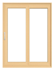 PELLA LIFESTYLE SERIES CONTEMPORARY 2 PANEL 59.25" X 79.5" ADVANCED LOW-E INSULATING TEMPERED ARGON FILL GLASS ASSEMBLED SLIDING/GLIDING PATIO DOOR GRILLES/SCREEN OPTIONS