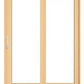 PELLA LIFESTYLE SERIES CONTEMPORARY 2 PANEL 71.25" X 95.5" ADVANCED LOW-E INSULATING TEMPERED ARGON FILL GLASS ASSEMBLED SLIDING/GLIDING PATIO DOOR GRILLES/SCREEN OPTIONS