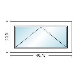 MI WINDOWS V3000 SERIES 9660 VENTING AWNING 3'5" WIDE NEW CONSTRUCTION VINYL WHITE LOW-E ARGON GAS FILLED DUAL PANE GLASS FULL SCREEN INCLUDED FROSTED/TEMPERED OPTIONS