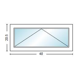 MI WINDOWS V3000 SERIES 9660 VENTING AWNING 4'0" WIDE NEW CONSTRUCTION VINYL WHITE LOW-E ARGON GAS FILLED DUAL PANE GLASS FULL SCREEN INCLUDED FROSTED/TEMPERED OPTIONS