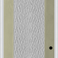 MMI 3/4 LITE 2 PANEL 3'0" X 8'0" FIBERGLASS OAK TEXTURED/PRIVACY GLASS FINGER JOINTED PRIMED EXTERIOR PREHUNG DOOR