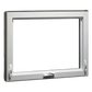 MI WINDOWS V3000 SERIES 9660 VENTING AWNING 2'4 WIDE NEW CONSTRUCTION VINYL WHITE LOW-E ARGON GAS FILLED DUAL PANE GLASS FULL SCREEN INCLUDED FROSTED/TEMPERED OPTIONS