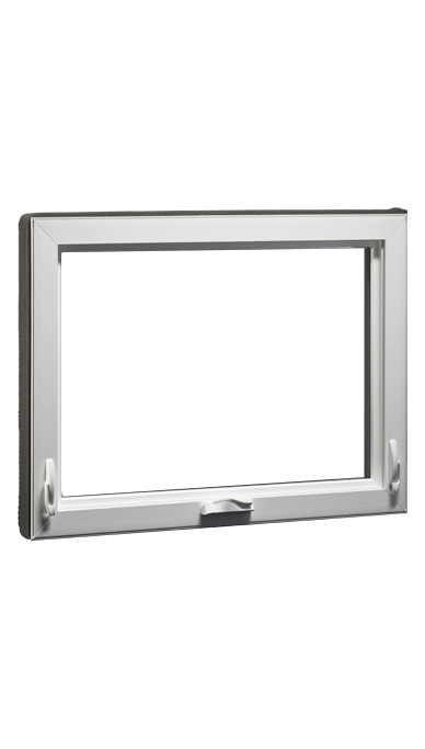 MI WINDOWS V3000 SERIES 9660 VENTING AWNING 4'0" WIDE NEW CONSTRUCTION VINYL WHITE LOW-E ARGON GAS FILLED DUAL PANE GLASS FULL SCREEN INCLUDED FROSTED/TEMPERED OPTIONS