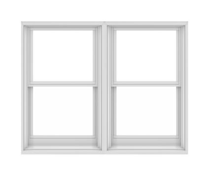 ANDERSEN WINDOWS 400 SERIES TWIN DOUBLE HUNG 51-3/8" WIDE EQUAL SASH VINYL EXTERIOR WOOD INTERIOR LOW-E4 DUAL PANE GLASS FULL SCREEN INCLUDED GRILLES OPTIONAL TW2032-2, TW2036-2, TW20310-2, TW2042-2, TW2046-2, TW20410-2, OR TW2052-2